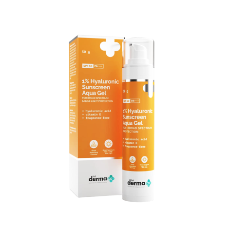 The Derma Co 1% Hyaluronic Sunscreen Aqua Gel SPF 50 PA++ 50g (India)