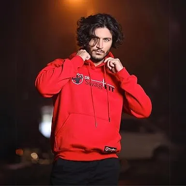 Men's Pure Cotton Winter Hoodie, 300 GSM, 5 Colour Choices