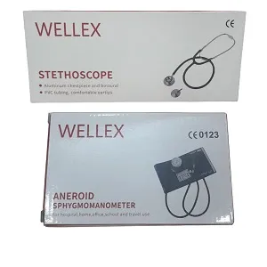 WELLEX Stethoscope And WELLEX Aneroid Sphygmomanometer (Combo)