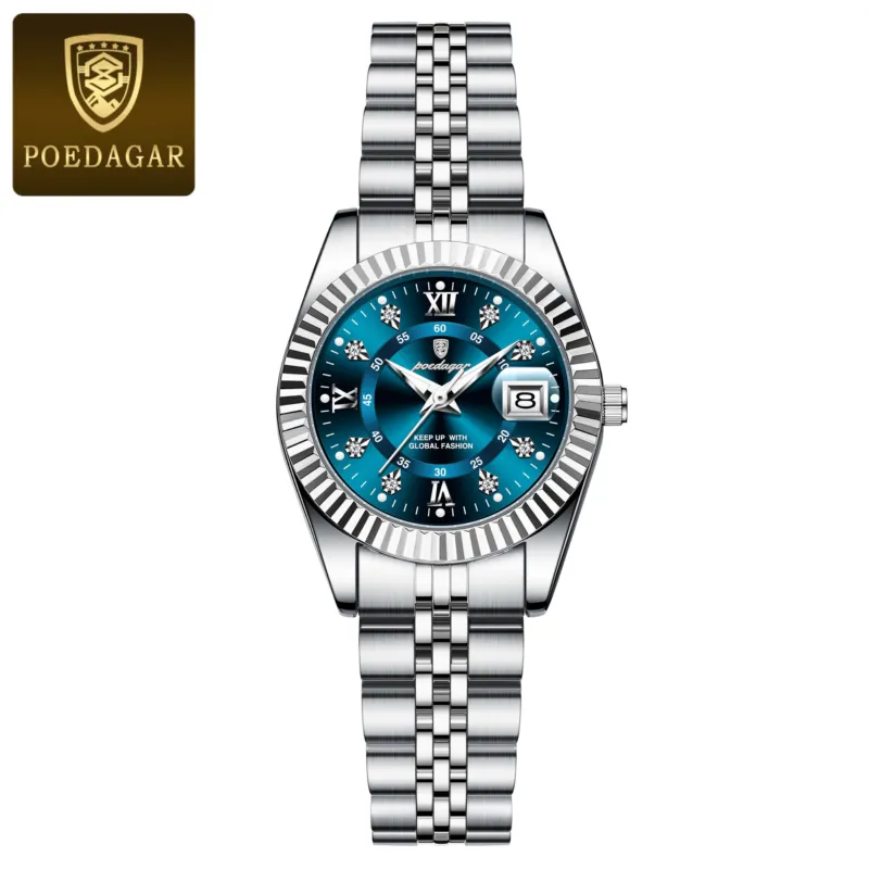 Poedagar 910 Men's Fashion Watch with Butterfly Lock