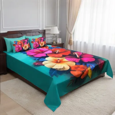 China Premium 3D Design Bed Sheet