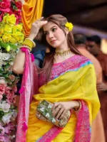 Digital Print Saree without Blouse Piece, 12 Haath, 4 Colours
