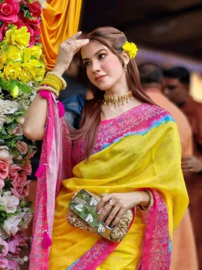 Digital Print Saree without Blouse Piece, 12 Haath, 4 Colours