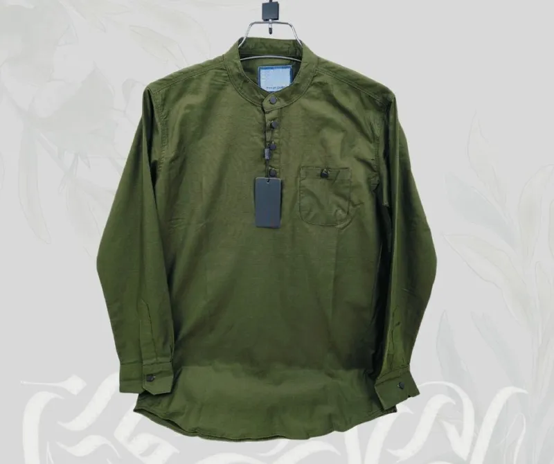 Men's Pure Cotton Slim Fit Katua, Sizes M to XL, 6 Colours