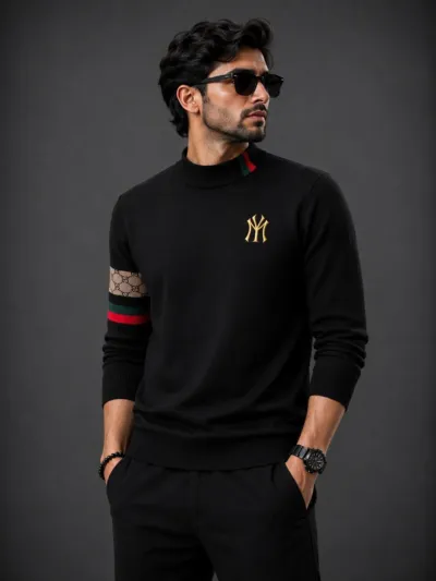 Men's 160 GSM Thin Jersey Full Sleeve T-Shirt, Sizes M to XL