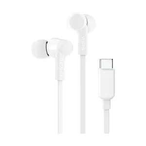 Belkin SoundForm G3H0002btWHT White In-Ear Earphone with Type-C Connector
