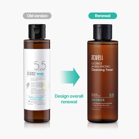 Acwell 5.5 Licorice pH Balancing Cleansing Toner 150ml (Korea)