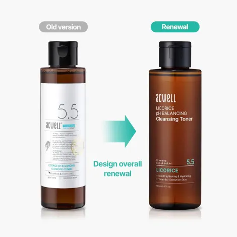 Acwell 5.5 Licorice pH Balancing Cleansing Toner 150ml (Korea)