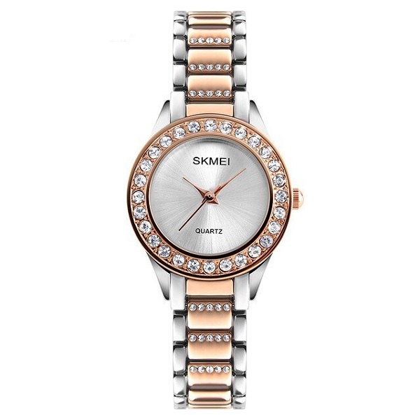 SKMEI 1262 Women Stainless Steel Strap Quartz Watch