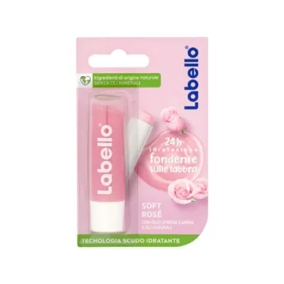 Labello 24h Soft Rose Lip Balm 4.8g (Germany)