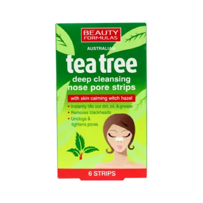 Beauty Formulas Tea Tree Nose Pore Strips 6s (China)