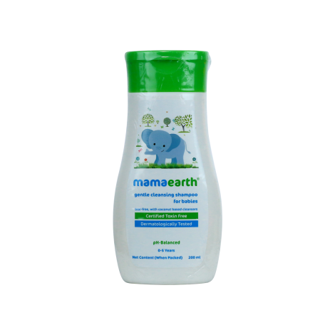 Mama Earth Gentle Cleansing Shampoo For Babies 200ml (India)