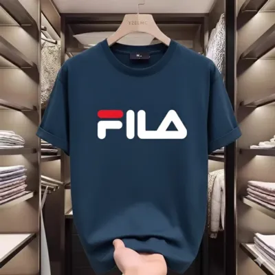 Men's Breathable Drop Shoulder T-Shirt, 220 GSM Cotton-Spandex