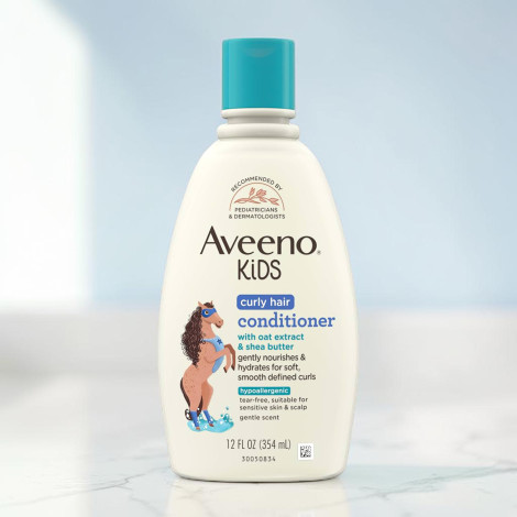Aveeno Kids Curly Hair With Oat Extract & Shea Butter Conditioner 354ml (Canada)