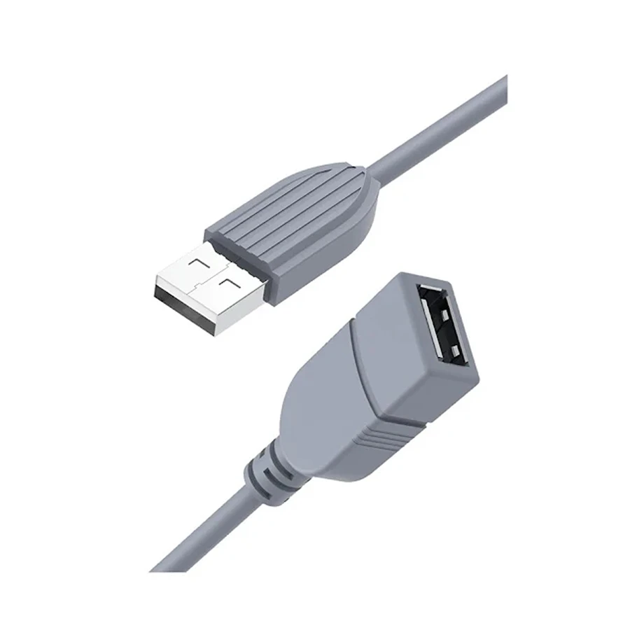 Yuanxin YUX-016 USB Male to Female Extension Cable 1.5 Meter Gray