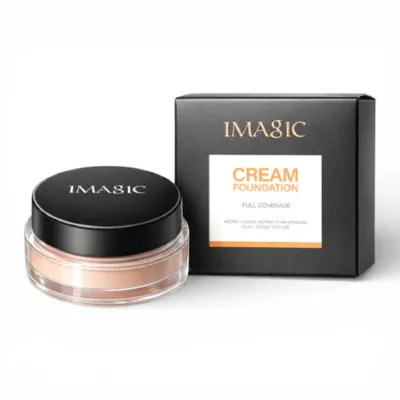 Imagic Full Coverage Cream Foundation - 130 Porcelain (China)