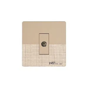 NT blu-ray Chrome Golden TV Socket