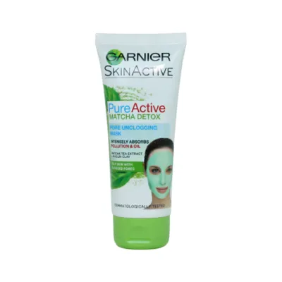 Garnier Skin Active Matcha Detox Pore Unclogging Mask 100ml (France)