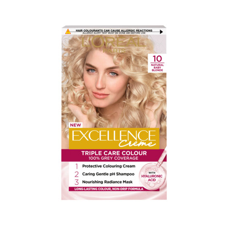 L'Oreal Excellence Creme Triple Care Colour - 10 Natural Baby Blonde (Belgium)