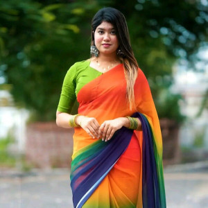 Stylish Rainbow jorget sharee