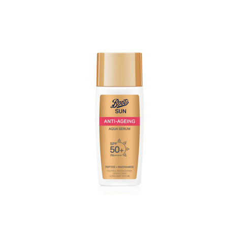 Boots Anti Ageing Aqua Serum Sun SPF50+ PA++++ 40ml (Thailand)