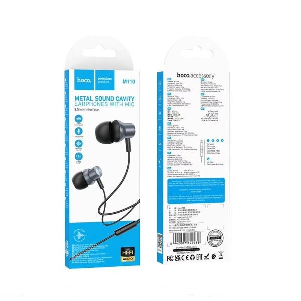 Hoco M110 Wired Earphones with Mic