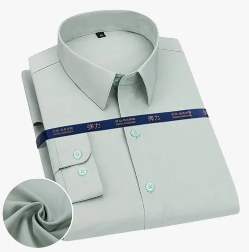 Men's Pure Cotton Long Sleeve Formal Shirt, Regular Fit