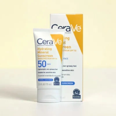 Cerave Hydrating Sunscreen Broad Spectrum SPF50 75ml (USA)