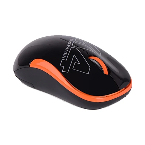 A4TECH G3-300N Black-Orange V-Track Wireless Mouse