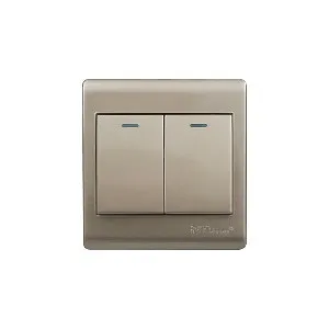 NT blu-ray Primo Golden 2 Gang 1 Way Switch