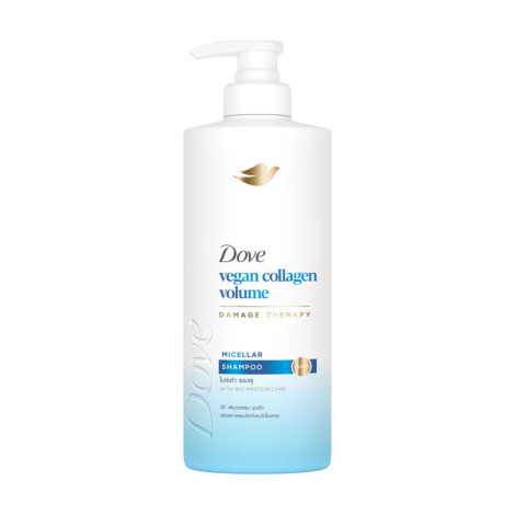 Dove Vegan Collagen Volume Damage Therapy Micellar Shampoo 380ml (Thailand)