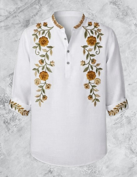 Men's Oxford Cotton Slim Fit Katua, Sizes M to XXL