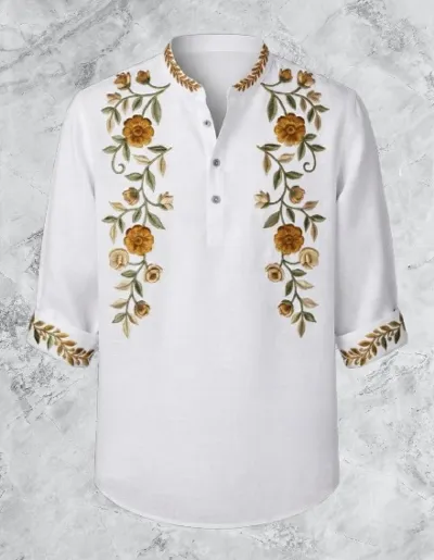 Men's Oxford Cotton Slim Fit Katua, Sizes M to XXL