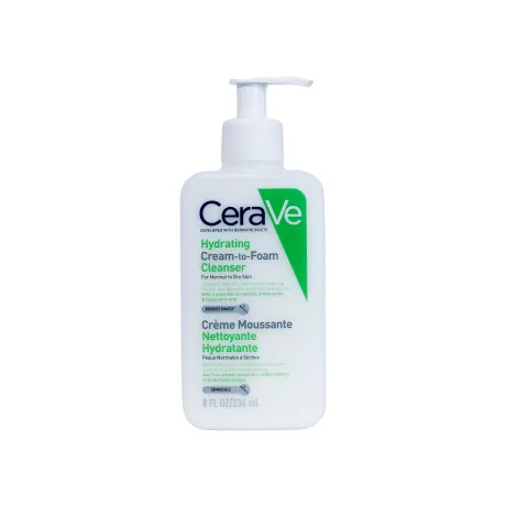 CeraVe Hydrating Cream to Foam Cleanser 236ml (France)