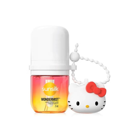 Sunsilk Hello Kitty Wondermist Golden Glaze Hair Purfume Treatment 25ml (Thailand)
