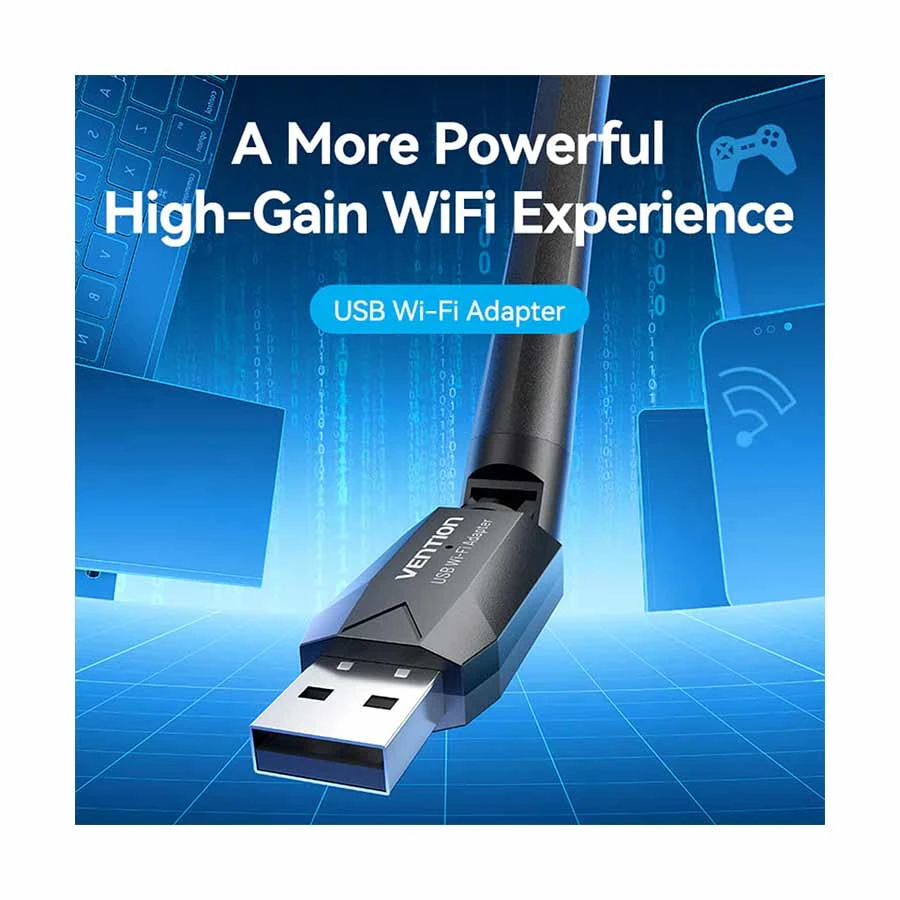 Vention KDTB0 650Mbps Dual Band Wi-Fi USB Adapter