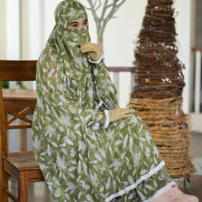 Elegant Palazzo long Khimar Set