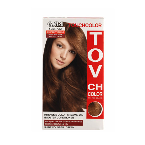 Tovch Hair color - 6.34 Deep Copper Gold (China)