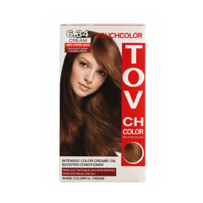 Tovch Hair color - 6.34 Deep Copper Gold (China)