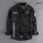 Men's Semi-Fit Cotton Shirt with Print, Sizes M, L and XL