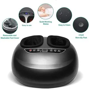 Electric Foot Massagers With Heated, Soothing Deep Kneading Therapy For Foot Wellness