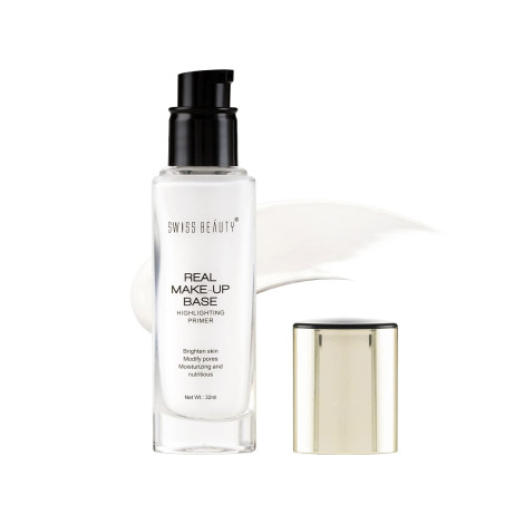 Swiss Beauty Real Makeup Base Highlighting Primer 32ml - 01 Natural Tint (China)