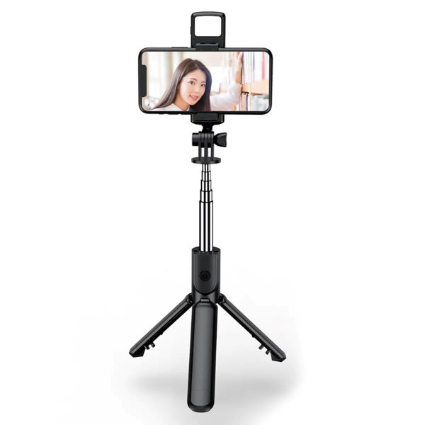 Flexible Bluetooth Selfie Stick Tripod Fill Light for Enhanced Lighting Remote Control cloth stand