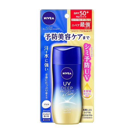 Nivea UV Deep Protect & Care Gel SPF50+ PA++++ 80g (Japan)