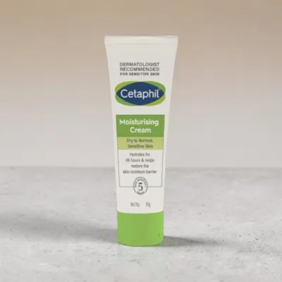 Cetaphil Moisturising Cream Dry to Normal, Sensitive Skin 80g (India)