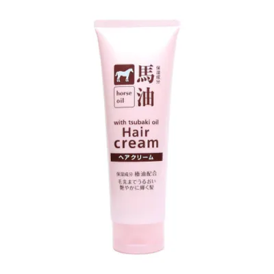 Kumano Cosme Horse Oil With Tsubaki Oil Hair Cream 160g (Japan)