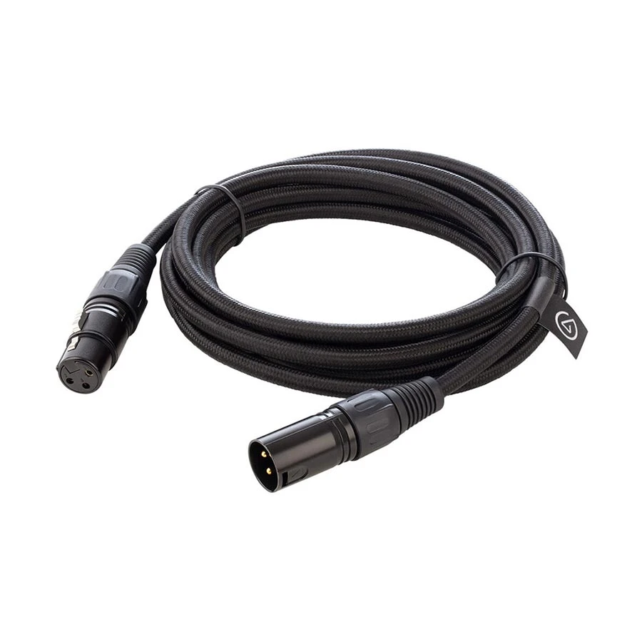 Corsair Elgato 10CAL9901 XLR Microphone Extension Cable 3 Meter Black