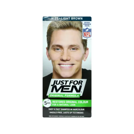 Just For Men ORIGINAL FORMULA Targets the grey in 5 minutes - Light Brown (USA)