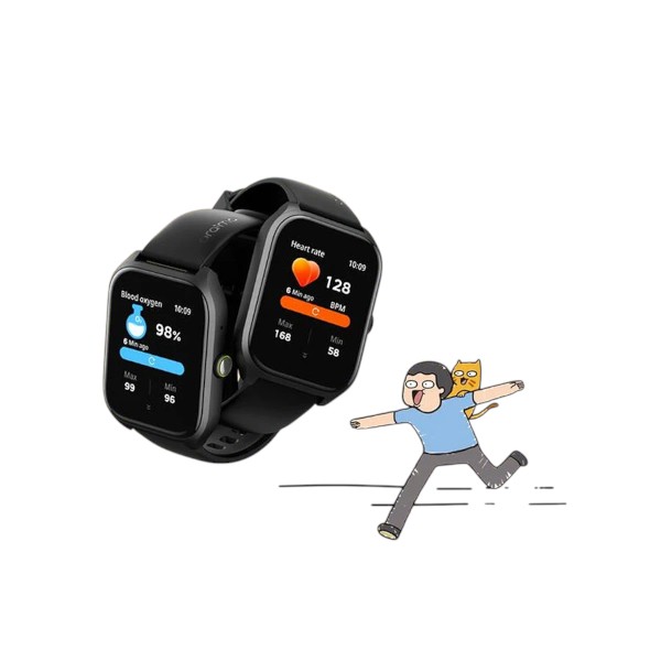 Oraimo x Tahilalats Watch 5 Max Tahilalats Black Bluetooth Calling Smart Watch #OSW-804
