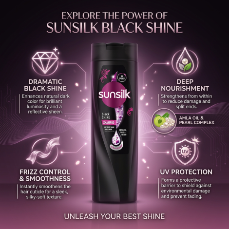 Sunsilk Black Shine Shampoo 300ml (Thailand)